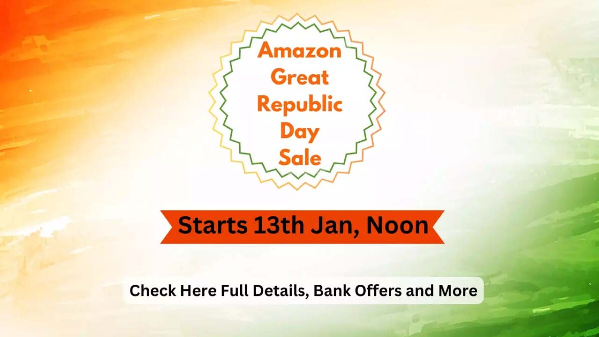 Amazon Republic Day sale 2025 deals: अमेज़न ग्रेट रिपब्लिक डील 2025 में मिलेगा सबकुछ जिसका था इंतजार