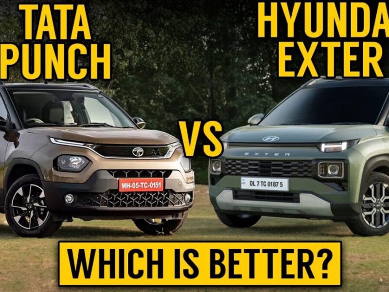 TATA Punch vs Hyundai Exter: टाटा पंच या हुंडई एक्सटर, दोनों में कौन है सबसे बेहतर?